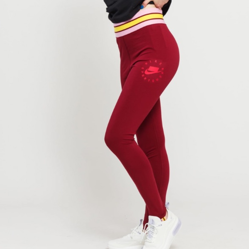 Nike Women’s NSW NSP HW Bordeaux Logo Tights